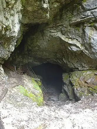Mundloch der Höhle