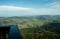 Blick vom Aussichtspunkt nach Norden, im Hintergrund Ostrava