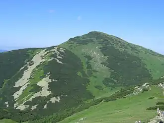 Der Veľký Kriváň von Osten