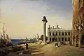 Die Piazzetta (Gemälde von Corot, 1835)