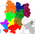 Verbandsgemeinden im heutigen Landkreis
