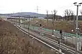 Zufahrt­siche­rungs­signal Dör­fles-Es­bach, halt­zei­gend