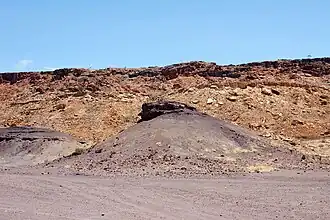 Verbrannter Berg