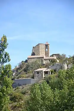 Burgruine mit Donjon