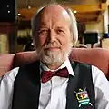 Edmund Mevissen, einer von drei deutschen Spielern und Fotograf