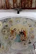 Fresko der Apsisdecke