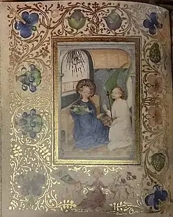 Maria mit Kind im Garten mit Johannes dem Evangelist und Paulus