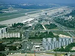 Rue des Bois von Vernier zum Flughafen