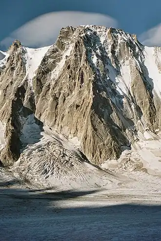 Nordost- und Nordwand der Les Droites