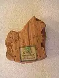 Durch Brand verziegelter Lehm des Holz-Erde Wall