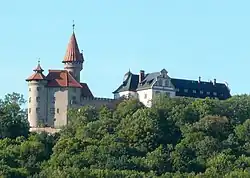 Veste Heldburg, rechts der Französische Bau (1560)