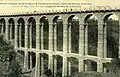 Eisenbahnviadukt von Pordic, aufgenommen im Jahr 1910