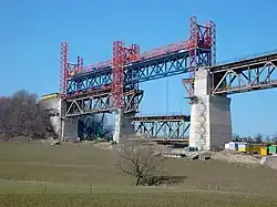 Austausch der Fachwerkträger