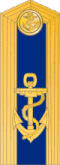 Bootsmann als Offizierstellvertreter (Oberbootsmann mit Kaiserkrone über Anker)