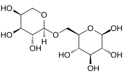 Strukturformel von Vicianose