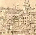 Josephkirche, Jesuitenkolleg, Witebsk (1920er Jahre)