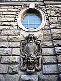 Verzierungen an der Fassade Lindenstraße
