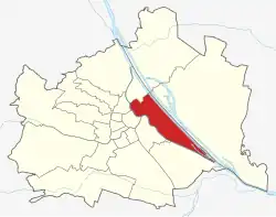 Lage von Leopoldstadt in Wien (anklickbare Karte)