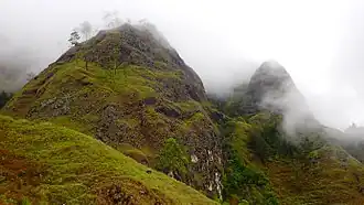 Die Cablac-Berge nahe dem Dorf Mauchiga