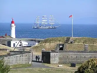 Fort Rodd Hill, untere Geschützbatterie, 2005