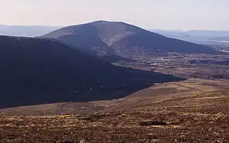 Blick von Nordosten auf den Meall a’ Bhuachaille