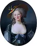 Stehendes Oval. Élisabeth Vigée-Lebrun (1755 – 1842): Elisabeth von Frankreich, 76,5×61 cm.