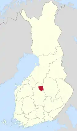 Lage von Viitasaari in Finnland