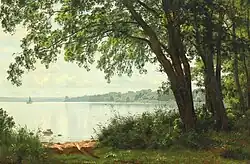 Ein ruhiger Tag am Esromsee, 1879