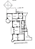 Grundriss des Obergeschosses