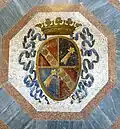 Wappen der Fürsten Torlonia in der Villa Torlonia in Rom