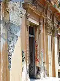 Detail der Fassade (August 2011)