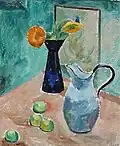 Stillleben mit blauem Krug, vor 1949
