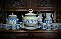 Mettlach, Villeroy & Boch, Bowleservice, Steinzeug, 19. Jahrhundert