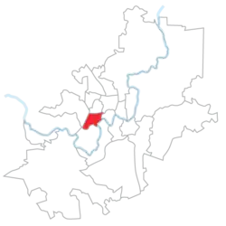 Karoliniškės rot eingezeichnet
