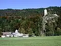 Ortsteil Sankt Anna mit Kirche und Ruine Vilsegg