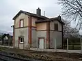 Der Geisterbahnhof von Vimpelles an der Eisenbahnlinie von Gouaix nach Montereau-Fault-Yonne
