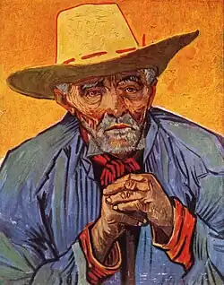 van Gogh, Porträt des alten Bauern Patience Escalier