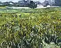 Vincent van Gogh: Weizenfeld in Auvers mit weißem Landhaus