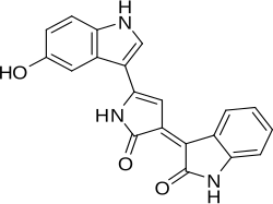 Struktur von Violacein