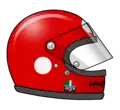 Brambillas Helm im Jahr 1975