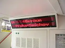 Fahrgastinformation innen
