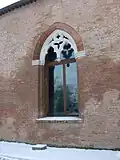 Delizia di Belriguardo: Gotisches Fenster