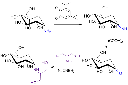 Synthese des Antidiabetikums Voglibose