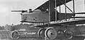Gepanzerte Voisin mit Bordkanone, verstärktem Fahrwerk und gepanzerter Zelle