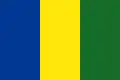 Vorschlag aus den 1990ern, heute inoffizielle Flagge und Parteiflagge der LSV.