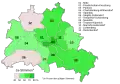 Mehrheiten nach Bezirken