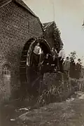 Mühlrad der Vollmühle um 1925