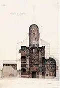Freskenschema der Uspenije-Kirche