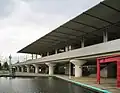 Boden des Bahnhof Voorburg, der Grund ist Teil des einstigen Gartens.