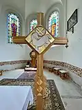 Vortragekreuz mit Lamm Gottes